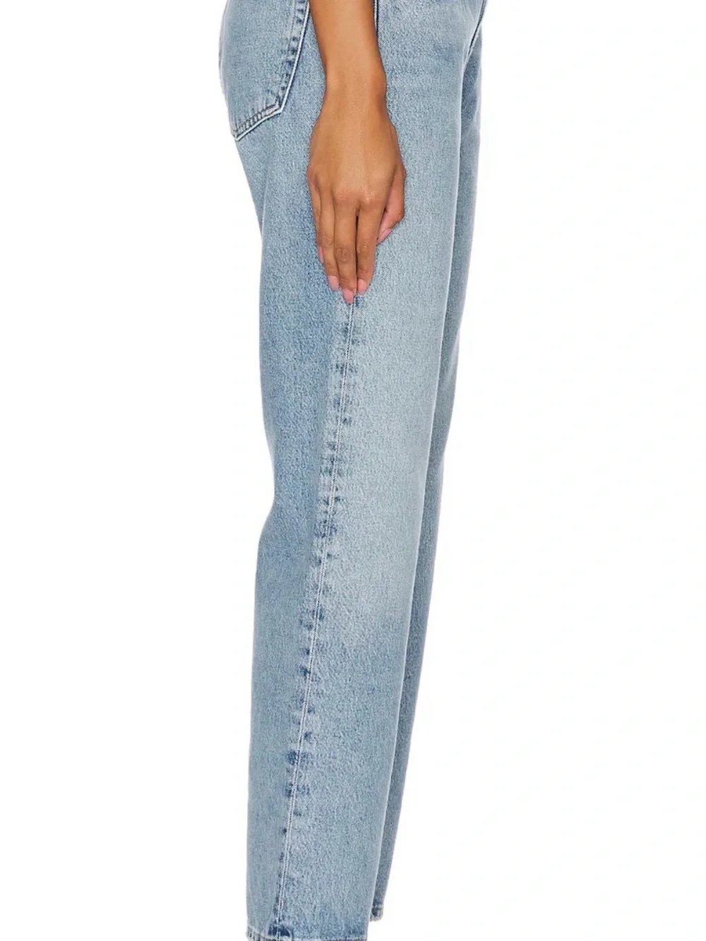 Agolde Valen Mid-Rise Vintage Straight Jeans in Harmonic 29
